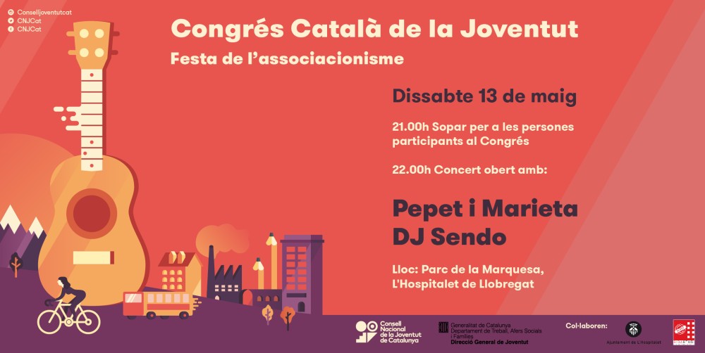 Pepet i Marieta i Dj Sendo també estaran al Congrés de la Joventut