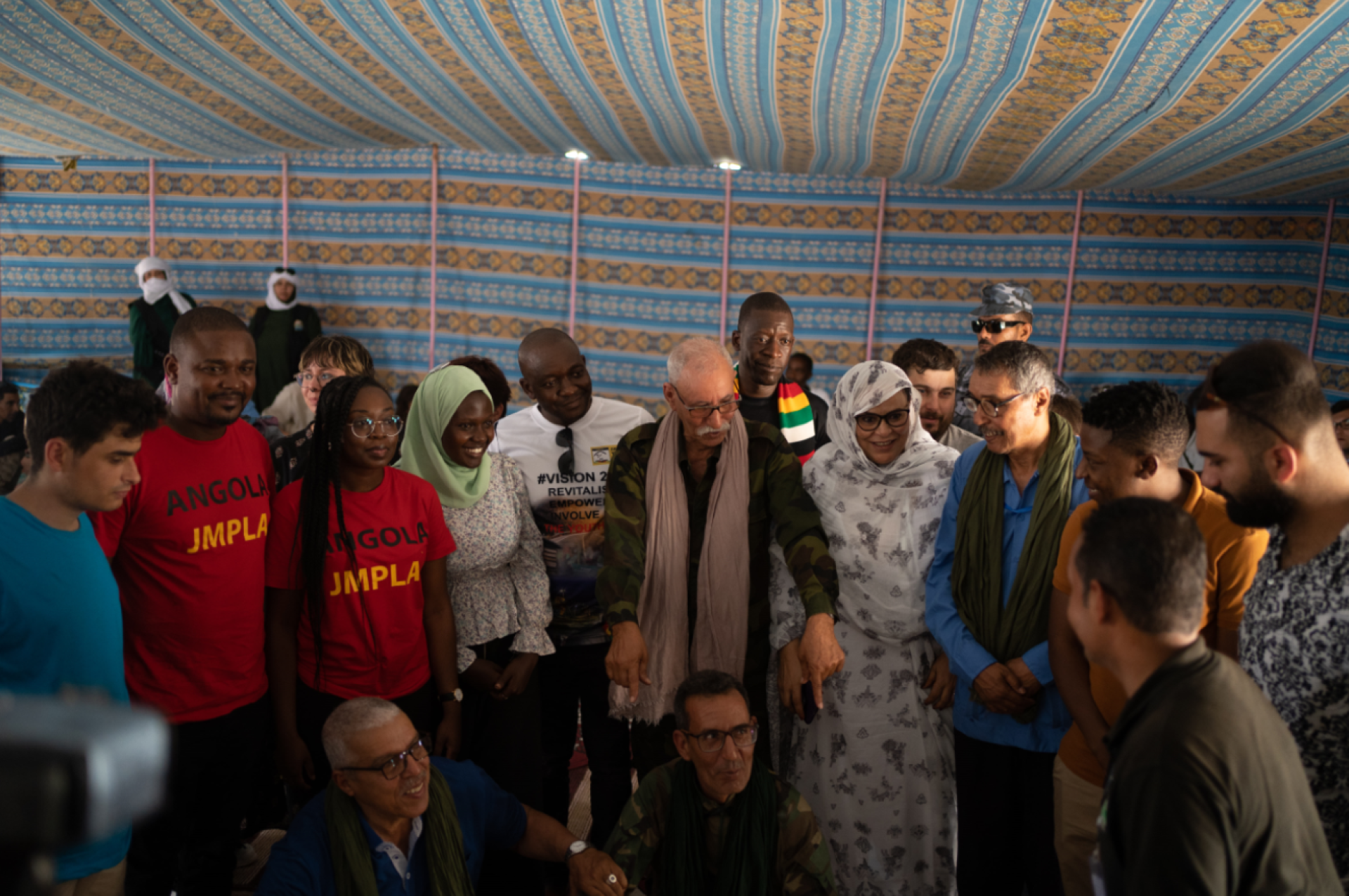 El CNJC al X Congrés de la UJSARIO al Sàhara Occidental