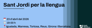Sant Jordi per la llengua