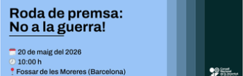 Les joves diem NO a la guerra!